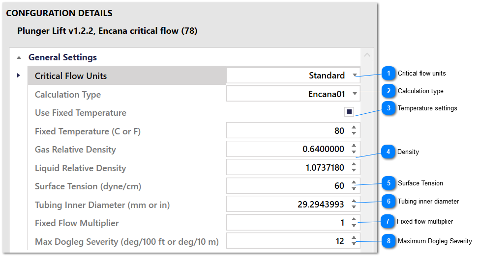 Critical Flow Calculation