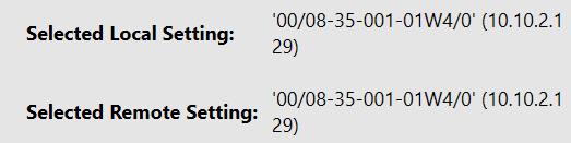 1. Settings Details