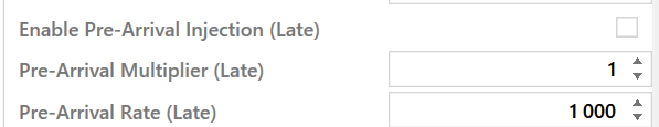 11. Pre-Arrival Injection - Late Arrival