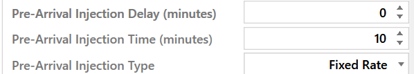 9. Pre-Arrival Injection - General Settings