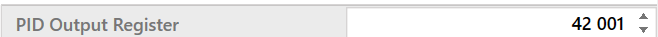 1. PID Output Register