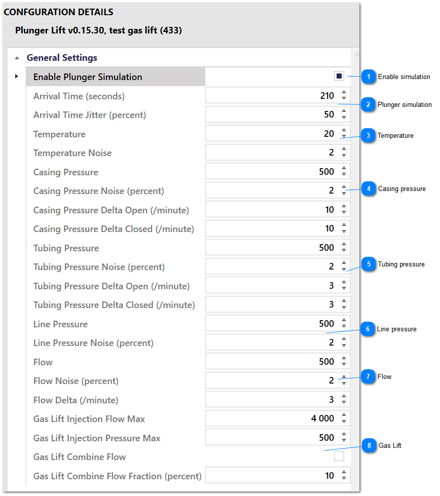 Simulation Settings